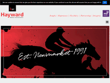 Tablet Screenshot of hayward.co.uk